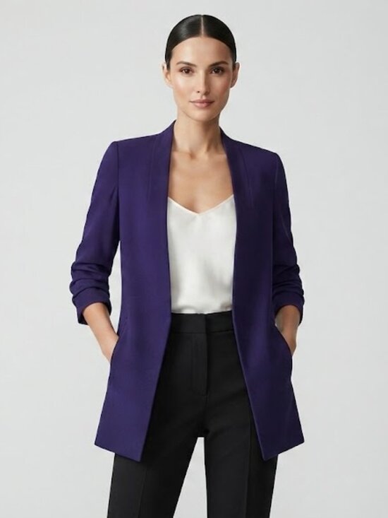 Aritzia Jackets & Blazers - ARTIZIA BABATON Navy Power Blazer